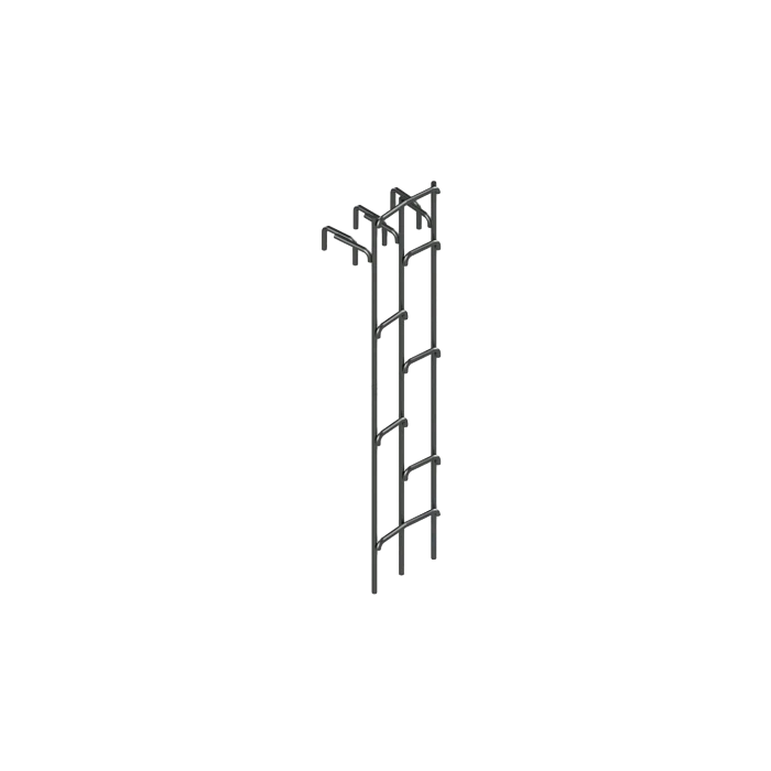 Канализационная лестница КЛ-2.8 (Л-1; Л-18) для колодцев